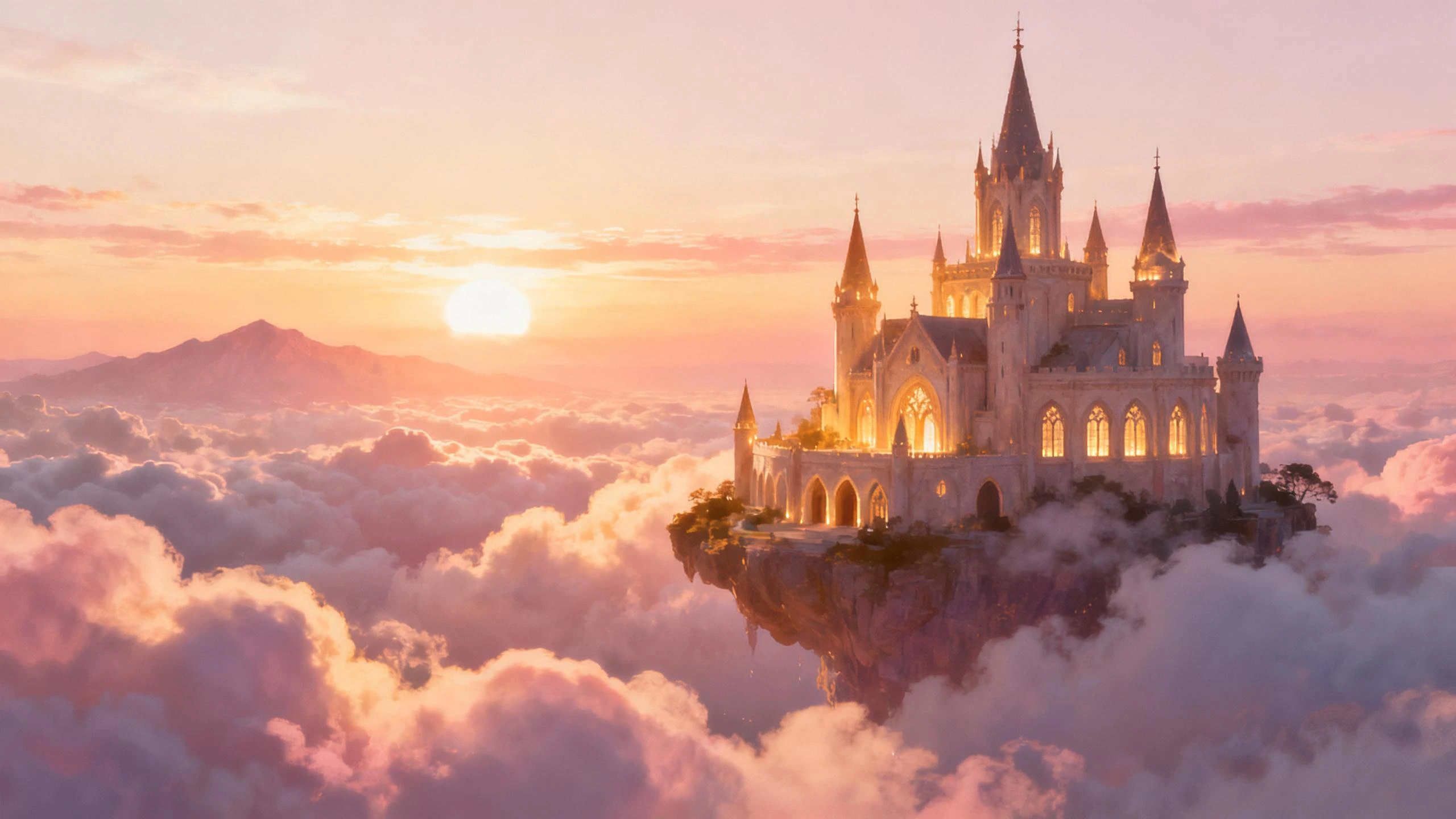 Fantasy Landscape - AI generated landscape by DeepSeek Image